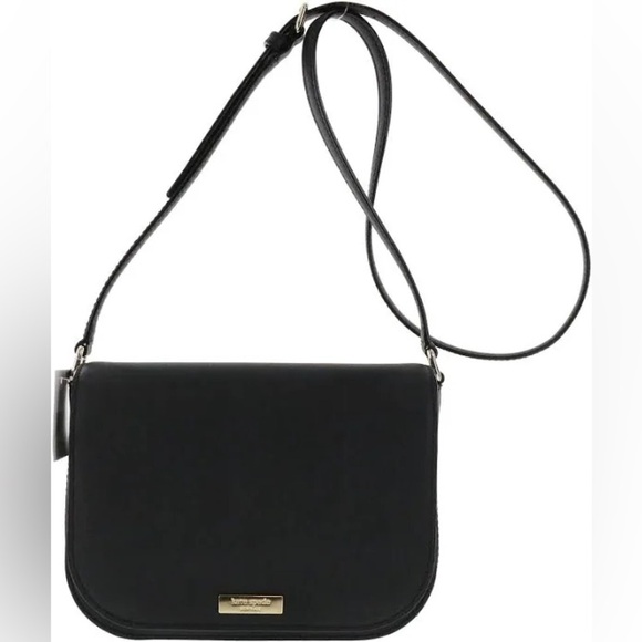 kate spade Handbags - Kate Spade Black Leather Purse Crossbody Satchel Tote Bag Messenger Adjustable
